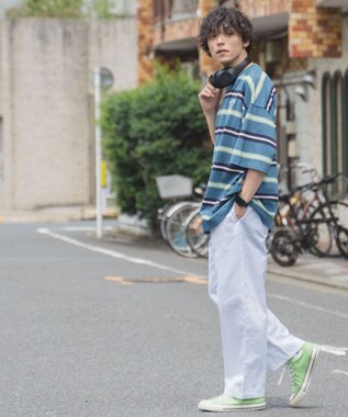 WEGO 【ユニセックス着用ITEM/ウエストゴム/手洗い可】シェフパンツ ホワイト