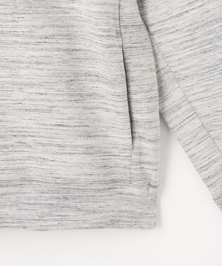 JOSEPH ABBOUD MOUNTAIN 【軽量/ソフト/イージーケア】ソフトダンボールニット プルオーバー ライトグレー系