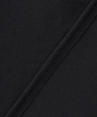 uncrave トリコットシフォン ハーフスリーブカットソー ブラック