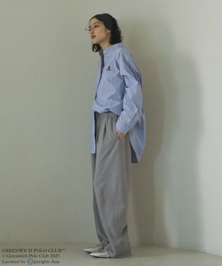 Green Parks ＧＲＥＥＮＷＩＣＨ　ＰＯＬＯ　ＣＬＵＢ　ＢＩＧシャツ Sax