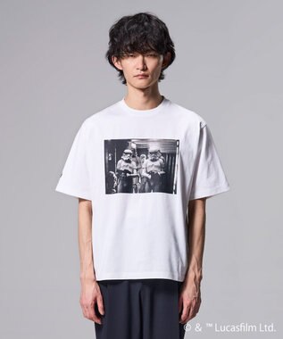JOSEPH HOMME 【WEB限定】【スター・ウォーズ 】 JOSEPH HOMME スター・ウォーズ / リラックスフォルム クルーネックプリントTシャツ ホワイト系2