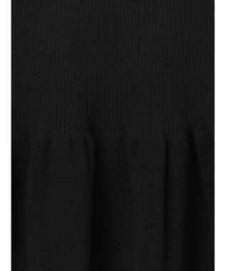 Te chichi 前後2WAYペプラムカーディガン ブラック