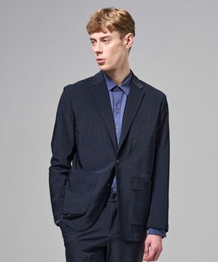 JOSEPH HOMME 【新素材】トリコードレーンストレッチ　ジャケット ネイビー系