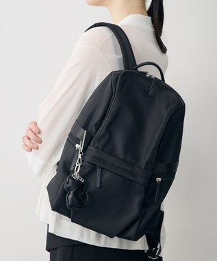 ICB 【4/3-4/19期間限定・受注生産】選べるチャーム 8ポケットナイロンリュック カスタマイズ ネコ