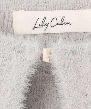 ANY SIS S 【洗える】フェザーボレロ カーディガン ライトグレー