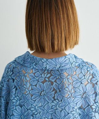 YECCA VECCA [2SET]キャミレイヤードレースシャツ Blue