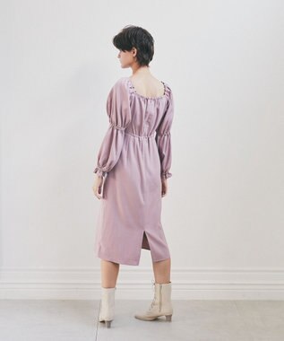 Maison de FLEUR 愛され上手なリボンワンピース Pink