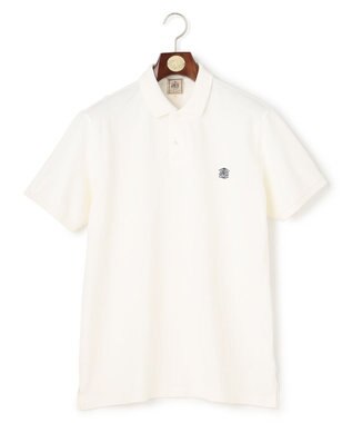 J.PRESS MEN コットンカノコオーバーダイ ポロシャツ ホワイト系
