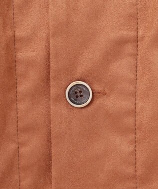 JOSEPH ABBOUD ナチュラルダイスウェード シャツアウター オレンジ系