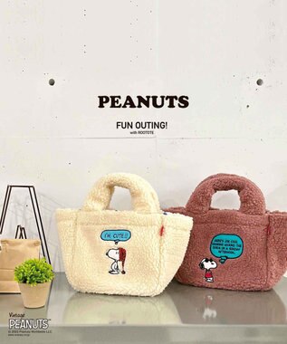 ROOTOTE 8345【スヌーピー】IP.デリ.ボア.ピーナッツ-8T 02：ピンク