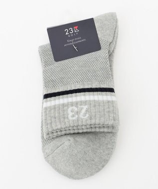 23区GOLF 【WOMEN】ショートソックス ライトグレー系