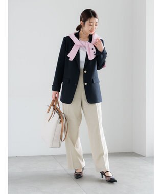 Te chichi メランジツイルワイドパンツ《2026 spring catalog item》 ライトベージュ