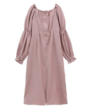 Maison de FLEUR 愛され上手なリボンワンピース Pink