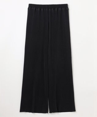 ANY 【洗濯機可】プリーツジャージパンツ ブラック