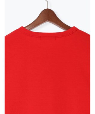 Te chichi カットソークルーネックカーディガン レッド