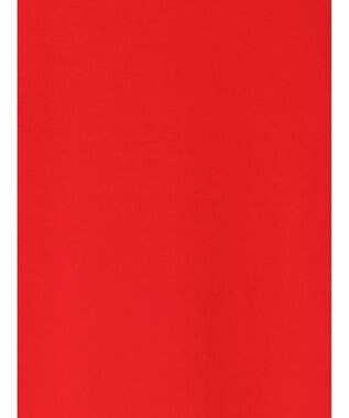 Te chichi カットソークルーネックカーディガン レッド