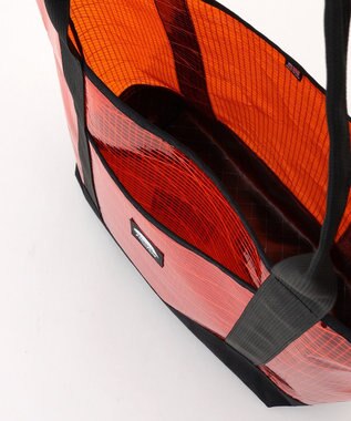 JOSEPH ABBOUD MOUNTAIN 【Flowfold・リサイクル素材・メイン州でハンドメイド】Recycled Sailcloth Porter Tote 16L オレンジ系