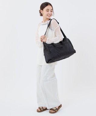 LeSportsac DELUXE MED WEEKENDER 【日本限定】リサイクルドブラックJP リサイクルドブラックJP