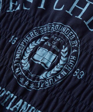 AMERICAN HOLIC カレッジプリントシャーリングプルオーバー Navy