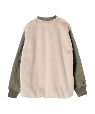 CRAFT STANDARD BOUTIQUE リバーシブルファーブルゾン Khaki