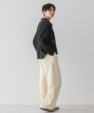 AMERICAN HOLIC Ｗポケットレースシャツ Black