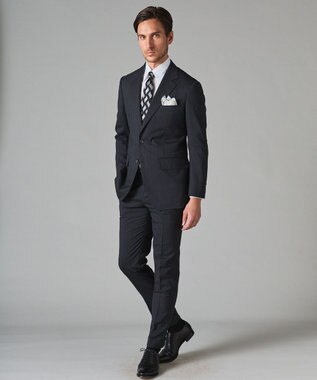 GOTAIRIKU 【形態安定/コンバーチブルカフス仕様】PREMIUMPLEATS_レギュラーカラー 通年ドレスシャツ ホワイト系