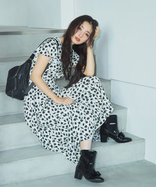 TOCCA 【晴雨兼用】STEP OF RIBBON 2WAY RAINBOOTS レインブーツ ブラック系