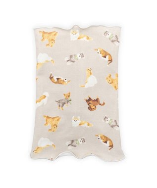 PET PARADISE ペットパラダイス makokoro ペティヒート 腹巻 《犬柄》 中型犬 大型犬 グレイッシュベージュ