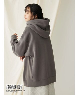 CRAFT STANDARD BOUTIQUE ＰＥＡＮＵＴＳ裏起毛スウェットパーカー Charcoal Gray