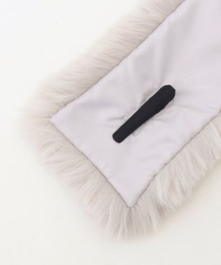 TOCCA 【ブローチ取り外し可】BIJOUX FURTIPPET ティペット ライトグレー系