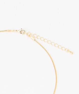 ANY 【WEB限定】オパール風モチーフネックレス ブラウン