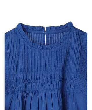 Green Parks Ｉ　フリルノースリーブブラウス Blue