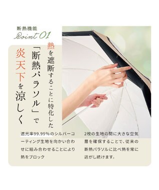 MOONBAT 断熱パラソル 二階建て フリル 日傘 遮熱 遮光 UV ブラック