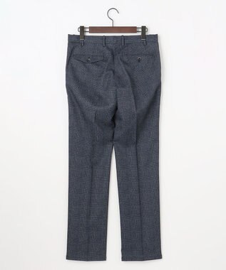 JOSEPH ABBOUD 【ウエストも伸びる!/清涼/軽量/ストレッチ】クールピケストレッチ パンツ ネイビー系3