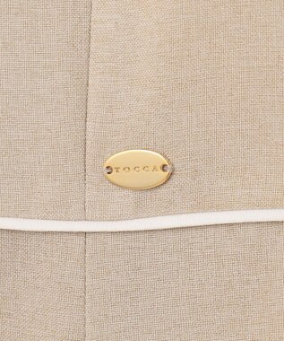 TOCCA 【大人百花掲載】【洗える！】AFTERNOON ドレス ベージュ系