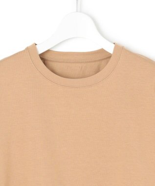 23区 L 【GLOW6月号掲載/洗える】スビンギザコットン クロップド Tシャツ キャメル系
