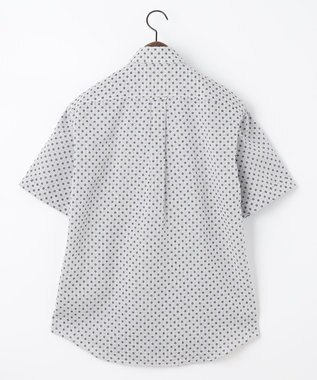 JOSEPH ABBOUD 【イージーケア】小紋プリント 半袖シャツ グレー系5