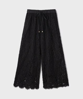 GRACE CONTINENTAL レースイージーパンツ ブラック