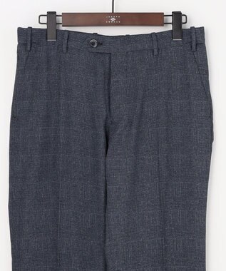 JOSEPH ABBOUD 【ウエストも伸びる!/清涼/軽量/ストレッチ】クールピケストレッチ パンツ ネイビー系3