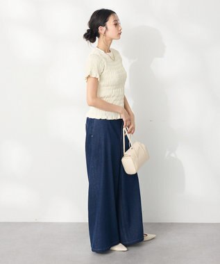 CRAFT STANDARD BOUTIQUE デニムタックパンツ Dark Indigo