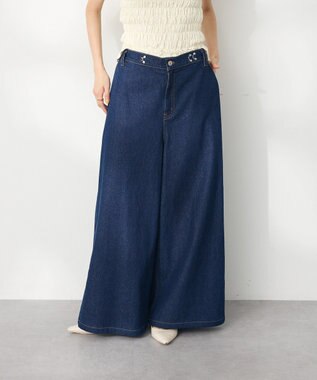 CRAFT STANDARD BOUTIQUE デニムタックパンツ Dark Indigo