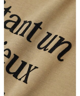 Green Parks ５分袖フロッキーロゴプリントＴＥＥ Khaki