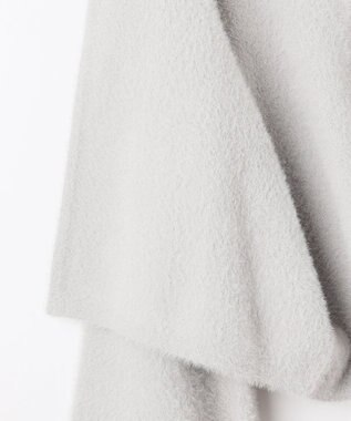 ANY SIS S 【洗える】フェザーボレロ カーディガン ライトグレー