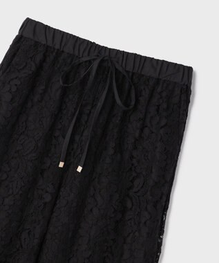GRACE CONTINENTAL レースイージーパンツ ブラック
