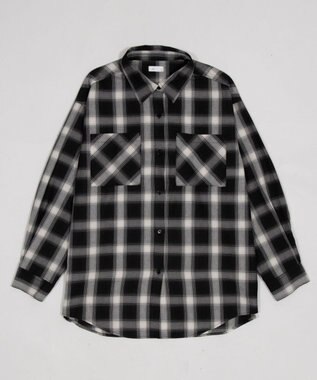 WEGO 2WAYオフショルシャツ ブラック