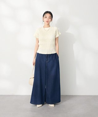 CRAFT STANDARD BOUTIQUE デニムタックパンツ Dark Indigo