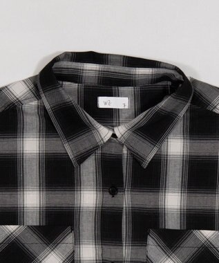 WEGO 2WAYオフショルシャツ ブラック