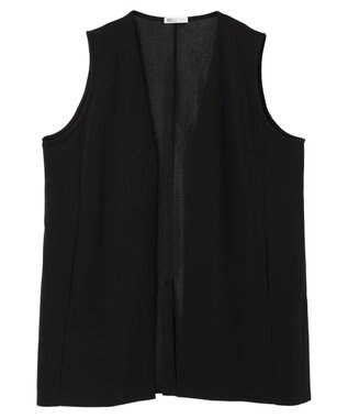 CRAFT STANDARD BOUTIQUE ジョーゼットロングジレ Black