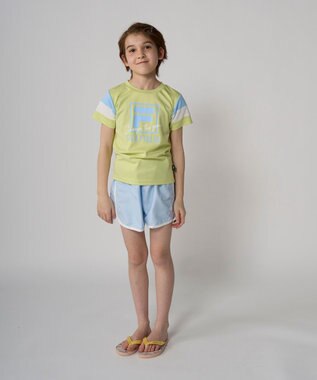 OP／FILA 【FILA】パステルカラーTシャツ レモンイエロー