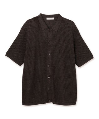 UNFILO MENS 【接触冷感】ドライタッチ メッシュニットシャツ